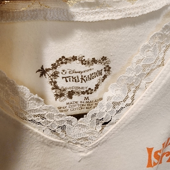 Disney store Tikikingdom islan girl minie mouse tank top size M - Picture 4 of 9